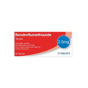Bendroflumethiazide 2.5Mg Tablets 28 (Crescent)