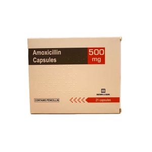 Brown & Burk Amoxicillin 500Mg Capsules X 21