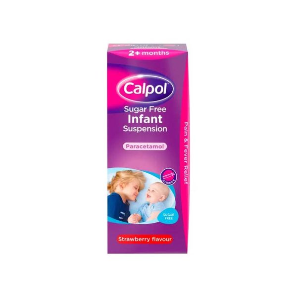 Calpol Infant Suspension 200Ml (Strawberry Flavor) Sugar Free