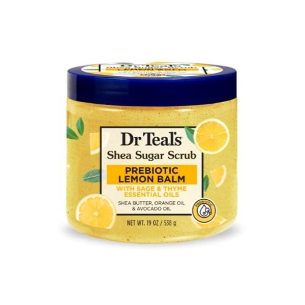 Dr Teals Prebiotic Lemon Balm Scrub.