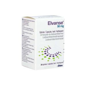 Elvanse (Lisdexamfetamine) 50Mg Caps X28