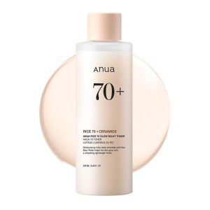 Anua Rice 70 +Ceramide Glow Milky Toner for Glass Skin