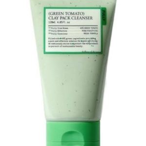 Fully green tomato clay mask