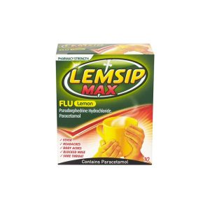 Lemsip Cold & Flu Lemon Satchets X10