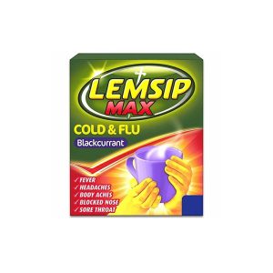 Lemsip Max Cold & Flu Satchets (Blackcurrant) X 5