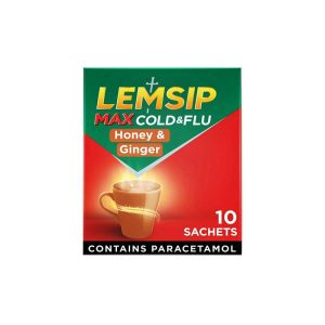 Lemsip Max Honey & Ginger Flavour Satchets X10