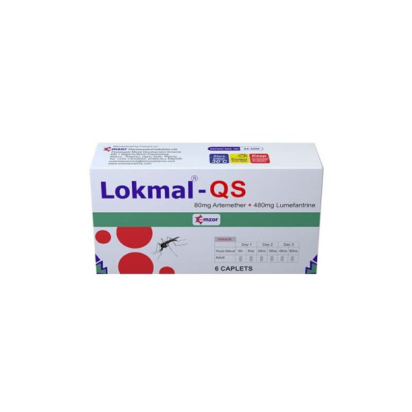 Lokmal- Qs 80/480Mg Tablets X 6