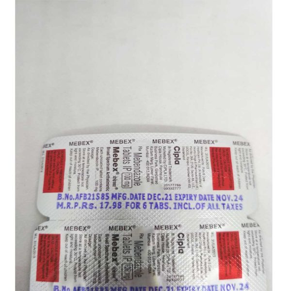 Mebex 100mg Tablet