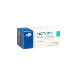 Norvasc 10Mg Tablets X100