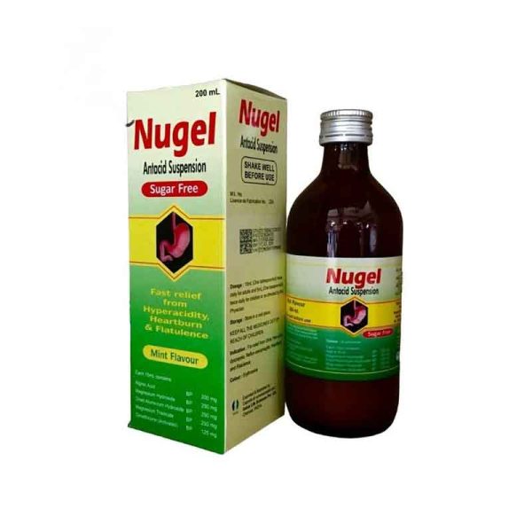 Nugel Antacid Suspension 200Ml