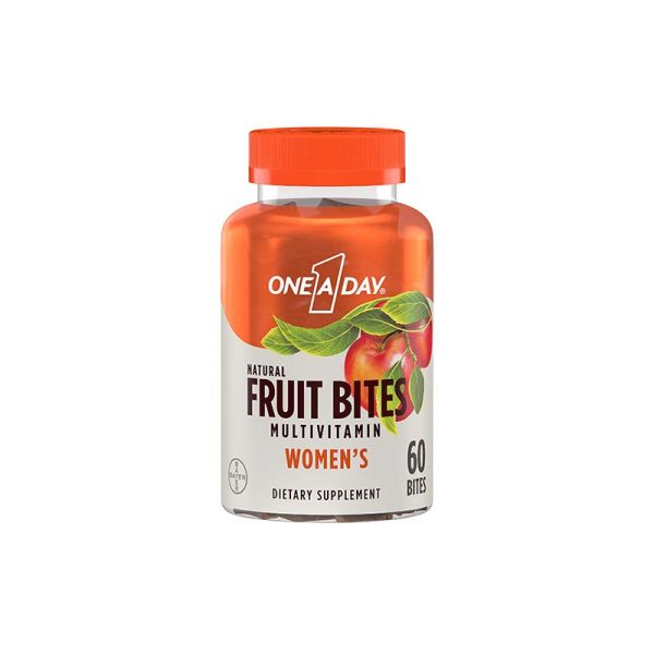 One A Day Natural Fruit Bites Multivitamin Women X60