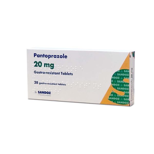 Pantoprazole 20Mg Gastro Resistant Tablets X28