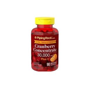 Piping Rock Cranberry Concentrate 30G Plus C Capsules X90