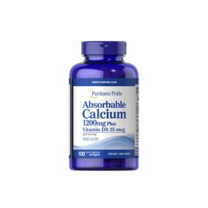 Puritan?s Pride Absorbable Calcium 1200Mg Softgels X 100