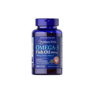Puritans Pride Omega 3 Fish Oil 1000Mg Softgels X100