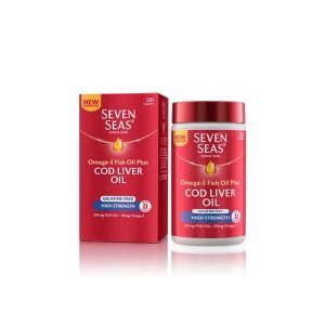 Seven Seas Cod Liver Oil High Strength Capsules X120