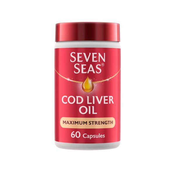 Seven Seas Cod Liver Oil Maximum Strength Capsules X30