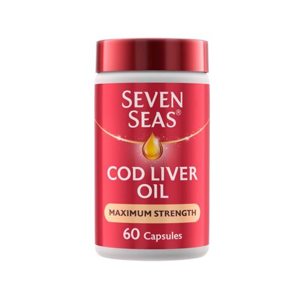 Seven Seas Cod Liver Oil Maximum Strength Capsules X60