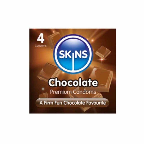 Skins Chocolate Condoms X4