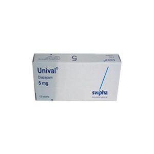 Unival(Diazepam ) 5Mg Tablets X12