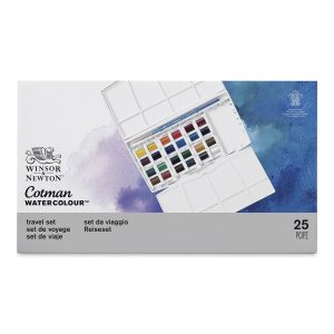 Winsor And Newton Cotman Watercolors Travel 25 Set