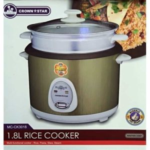 Crown Star Rice Cooker ? 1.8 Litres