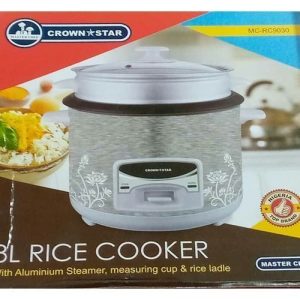 Crown Star Rice Cooker ? 3Ltrs RC 9030