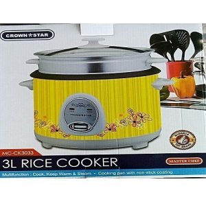Crown Star Rice Cooker 3L