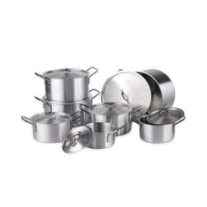 14 Piece Aluminium Cooking Pot Set