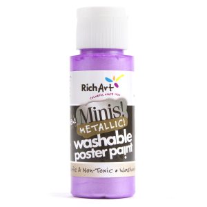 RichArt Washable Poster Paint- Metallic Purple