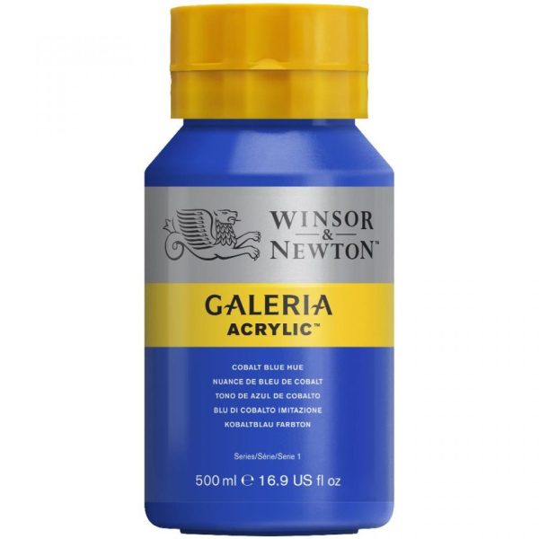 Winsor and Newton Galeria Acrylic- Cobalt Blue Hue 500ml