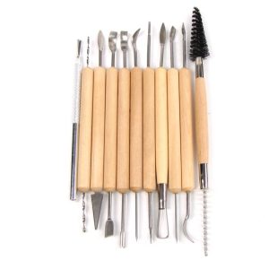 Clay Modeling and Sculpting Tools Set of 11