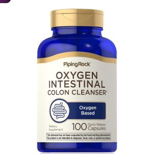 Piping Rock Colon Cleanse | 100 Capsules | Oxygen Intestinal Cleanser | Oxy-Tone Supplement | Non-GMO, Gluten Free