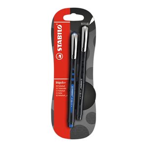Stabilo Bl@ck+ Rollerball Pen- Black and Blue
