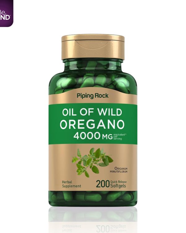 Piping Rock Oil of Oregano 4000mg | 200 Softgel Capsules | Herbal Supplement | Non-GMO, Gluten Free Pills