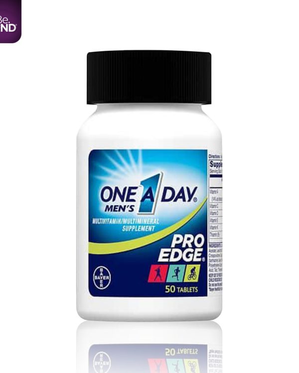 One A Day Men's Pro Edge Multivitamin, Supplement with Vitamin A, C, D, E and Zinc for Immune Health Support and Magnesium for Healthy Muscle Function, Tablet 50 Count
