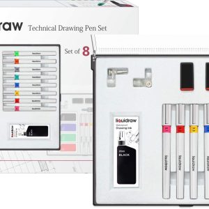 Liquidraw Technical Drawing Pen Set of 9