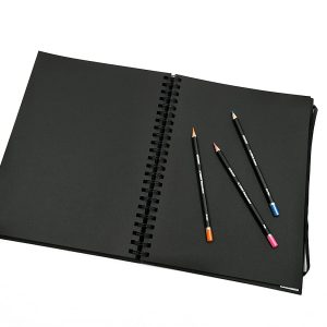 A3 Black Canvas Pad