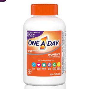 One A Day Women's Active Metabolism Multivitamin, Supplement with Vitamin A, C, D, E and Zinc for Immune Health Support, Iron, Calcium, Folic Acid & more, 50 Count