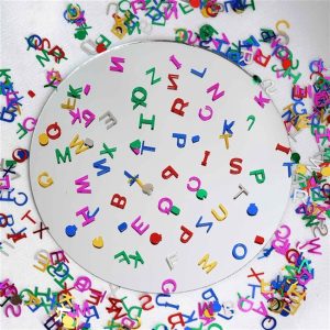 Confetti Alphabet Letters