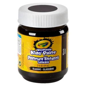 59ml Crayola Washable Kids Paint | Black