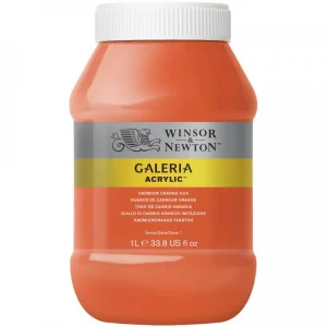 Winsor and Newton Galeria Acrylic Medium- Cadmium Orange Hue 1L