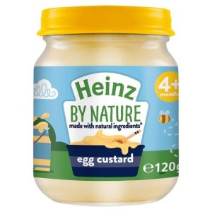 Heinz baby food (egg custard)
