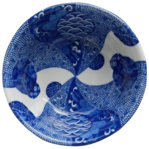 Blue white bowl