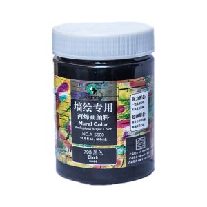 Marie?s Professional Acrylic Mural Color ? Black