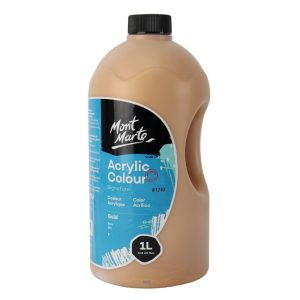 Mont Marte Signature Acrylic Paint Pump Bottle 1L ? Gold