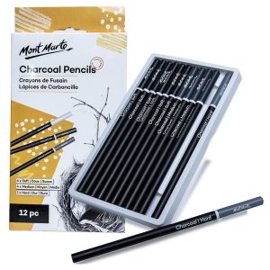 Mont Marte Charcoal Pencil ? 12pcs Set
