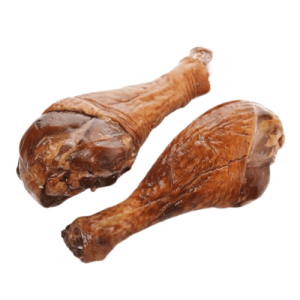 Smoked Turkey Drums Cut