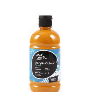 Mont Marte Acrylic Color- Yellow Ochre 500ml
