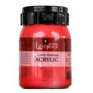 Lavender Acrylic Paint- Brilliant Red 500ml
